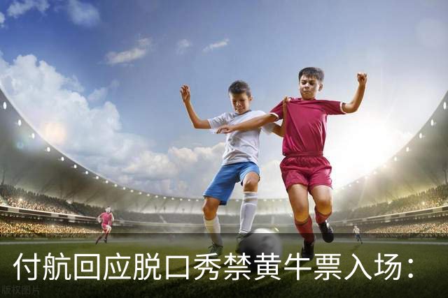 付航回应脱口秀禁黄牛票入场：“门口比场内人还多，我做不了什么，只能多讲20分钟”