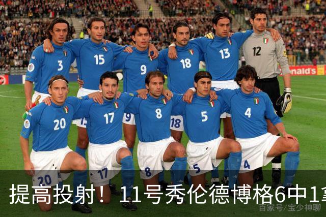 提高投射！11号秀伦德博格6中1拿4分9板3助 正负值+3