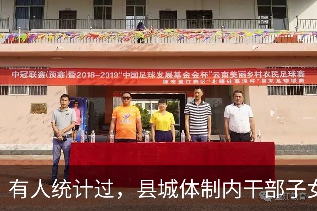 有人统计过，县城体制内干部子女基本在机关事业、电力等国企工作