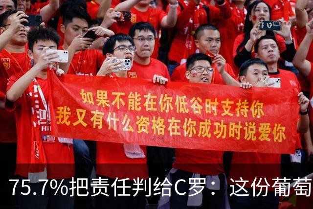 75.7%把责任判给C罗：这份葡萄牙民调，比比分更刺眼